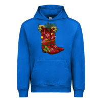 Cobalt Christmas boots Urban Hoodie - JahusDesignShop