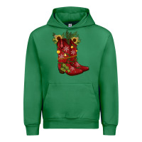Emerald Christmas boots Urban Hoodie - JahusDesignShop