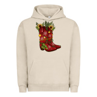 Pigment French Oak Christmas boots Urban Hoodie - JahusDesignShop