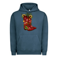 Pigment Midnight Navy Christmas boots Urban Hoodie - JahusDesignShop