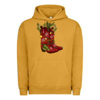 Pigment Peanut Butter Christmas boots Urban Hoodie - JahusDesignShop