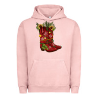 Pigment Salmon Christmas boots Urban Hoodie - JahusDesignShop