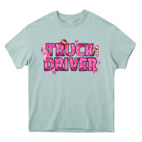 Arona Breast Cancer truck driver Heavy Core Tee - texasbilliewilder