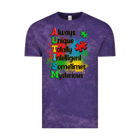 Cloud Purple always unique autism Vintage Tee - OliviaCreatesArt