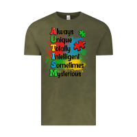 Vintage Olive always unique autism Vintage Tee - OliviaCreatesArt