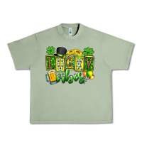 Oil Green St. Patrick's Lucky vibes Urban Heavy Tee - OliviaCreatesArt
