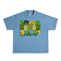 Pebble Blue St. Patrick's Lucky vibes Urban Heavy Tee - OliviaCreatesArt