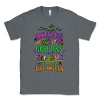 Charcoal Heather witches monsters goblins and screams its almost halloween Classic Tee - CowGirlArtShop
