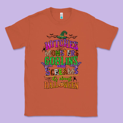 Witches Monsters Goblins And Screams Its Almost Halloween Classic Tee Designed By Cowgirlartshop