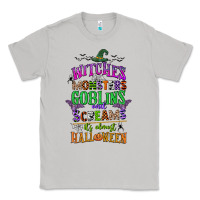 Moon Dust witches monsters goblins and screams its almost halloween Classic Tee - CowGirlArtShop