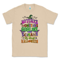 Mushroom witches monsters goblins and screams its almost halloween Classic Tee - CowGirlArtShop