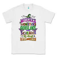 White witches monsters goblins and screams its almost halloween Classic Tee - CowGirlArtShop