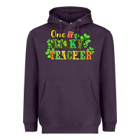 Plum one lucky teacher Heavyweight Hoodie - AdoDesignShop