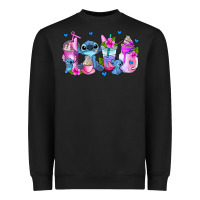 Black stitch coffee cups Heavyweight Sweatshirt - AdoDesignShop