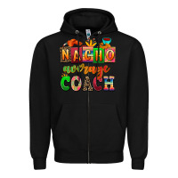 Black nacho average coach Zipper Hoodie - AdoDesignShop