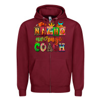 Burgundy nacho average coach Zipper Hoodie - AdoDesignShop