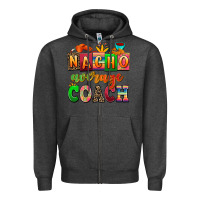 Charcoal Heather nacho average coach Zipper Hoodie - AdoDesignShop