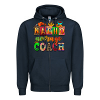 Navy nacho average coach Zipper Hoodie - AdoDesignShop