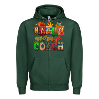 Sports Green nacho average coach Zipper Hoodie - AdoDesignShop