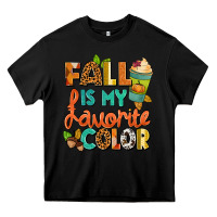 Black Fall is my favorite color Heavy Core Tee - NancyCooperArtShop