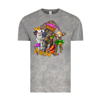 Cloud Rock little cows and mardi gras party olivia Vintage Tee - OliviaCreatesArt