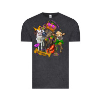 Vintage Black little cows and mardi gras party olivia Vintage Tee - OliviaCreatesArt