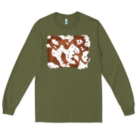 Army Green cowhide Long Sleeve Tee - RanaPortraitStore
