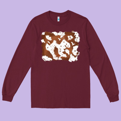 Cowhide Long Sleeve Tee Designed By Ranaportraitstore