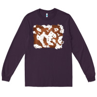 Plum cowhide Long Sleeve Tee - RanaPortraitStore