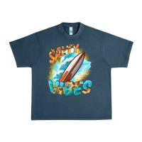 Midnight Navy Salty vibes Urban Heavy Tee - FaDigitalArtStudio