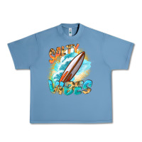 Pebble Blue Salty vibes Urban Heavy Tee - FaDigitalArtStudio