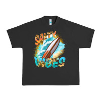 Pigment Black Salty vibes Urban Heavy Tee - FaDigitalArtStudio