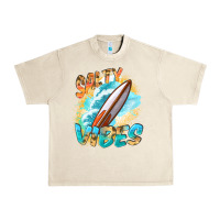 Sandshell Salty vibes Urban Heavy Tee - FaDigitalArtStudio