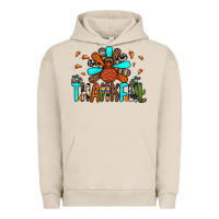 Pigment French Oak thankful turkey Urban Hoodie - JahusDesignShop