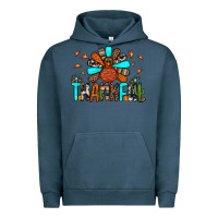Pigment Midnight Navy thankful turkey Urban Hoodie - JahusDesignShop