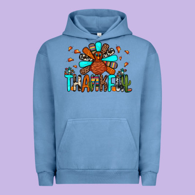 Thankful Turkey Urban Hoodie Designed By Jahusdesignshop