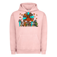 Pigment Salmon thankful turkey Urban Hoodie - JahusDesignShop