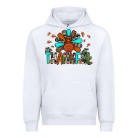 White thankful turkey Urban Hoodie - JahusDesignShop