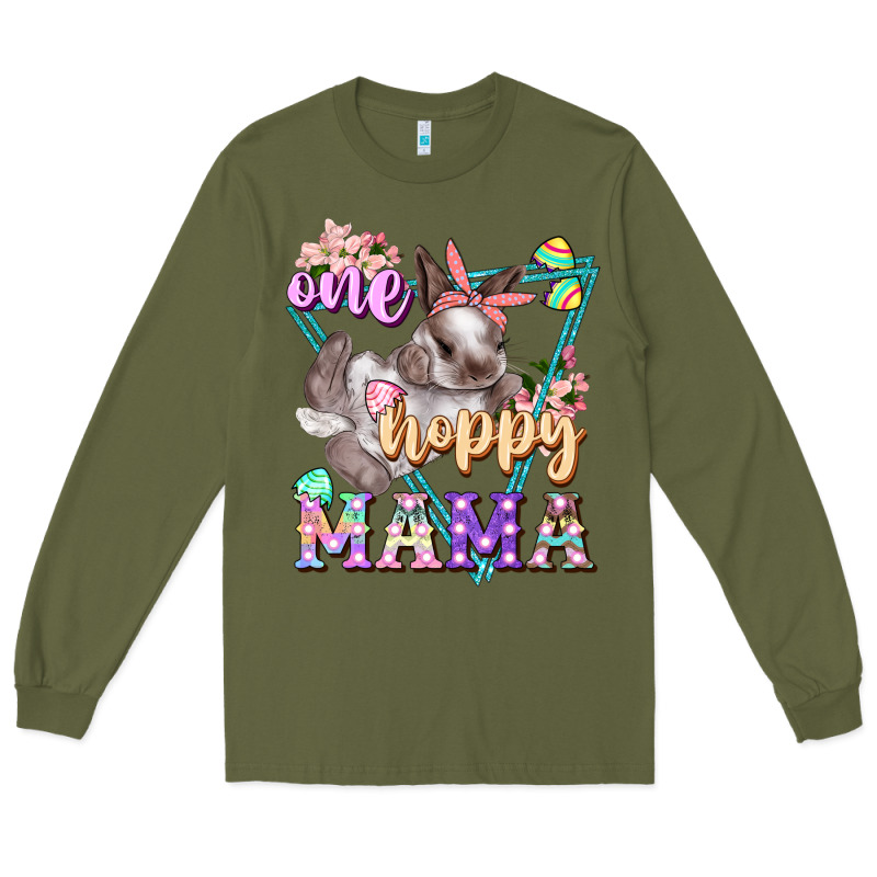 One Hoppy Mama Long Sleeve Tee by FaDigitalArtStudio | Teevron