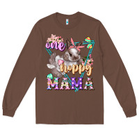 Chestnut one hoppy mama Long Sleeve Tee - FaDigitalArtStudio