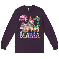 Plum one hoppy mama Long Sleeve Tee - FaDigitalArtStudio