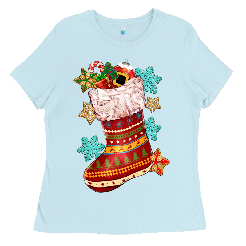 Christmas Ladies Tee by CowGirlArtShop | Teevron