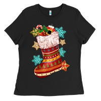 Black christmas Ladies Tee - CowGirlArtShop