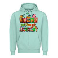 Seafoam nacho average assistant Zipper Hoodie - AdoDesignShop
