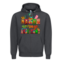 Smoke nacho average assistant Zipper Hoodie - AdoDesignShop