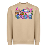 Mushroom stitch with lilo coffee cups Heavyweight Sweatshirt - AdoDesignShop