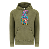 Vintage Olive Easter Gnome Vintage Hoodie - BundleAndBundleShop