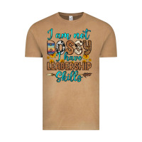 I Am Not Bossy I Have Leadership Skills Vintage Tee | Teevron