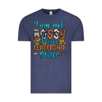 Vintage Denim i am not bossy i have leadership skills Vintage Tee - OliviaCreatesArt