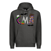 Charcoal Heather cma Premium Hoodie - CowhideDigitalArt